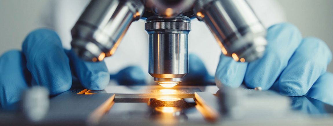 Upclose microscope