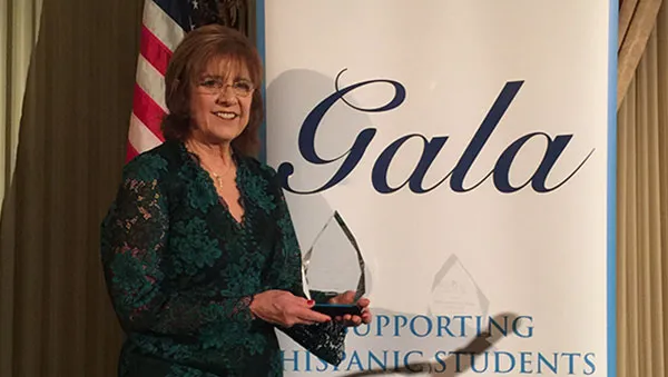 Mary Lou de Leon Siantz ’69, PhD, was recognized for her work in health care with a prestigious award from the National Hispanic Health Foundation (NHHF).
