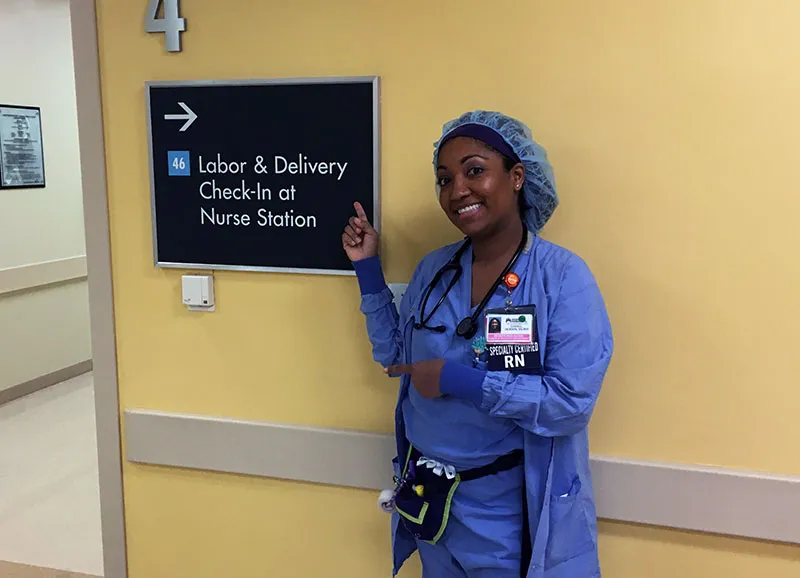 Chanell Jackson - Labor and delivery nurse at Kaiser Permanente in Los Angeles