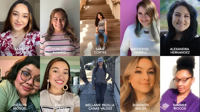 The ADthenians hope to change the advertising industry by bringing more women to agencies. Katherine Farrell has since left the team. Not pictured: Abigail Christie and Daniela Navarro.