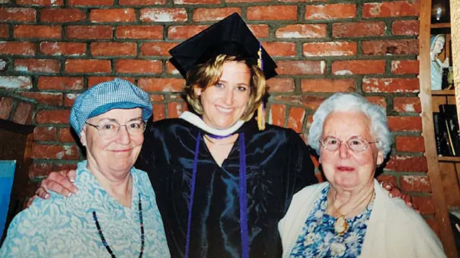 From left: Phyllis (Lieb) Ambrose ‘61 with her daughter Janis Ambrose-Shard ’02 and her late mother Bernice (Carls) Lieb ’37.