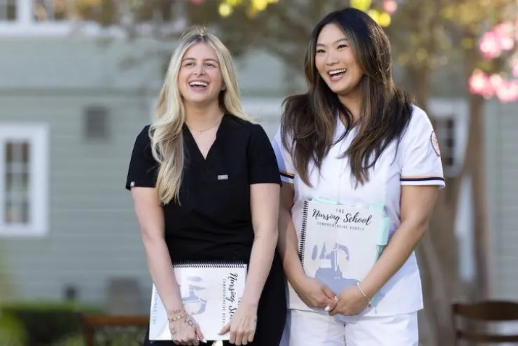 Stephanee and Evelyn share their passion for nursing and helping others.