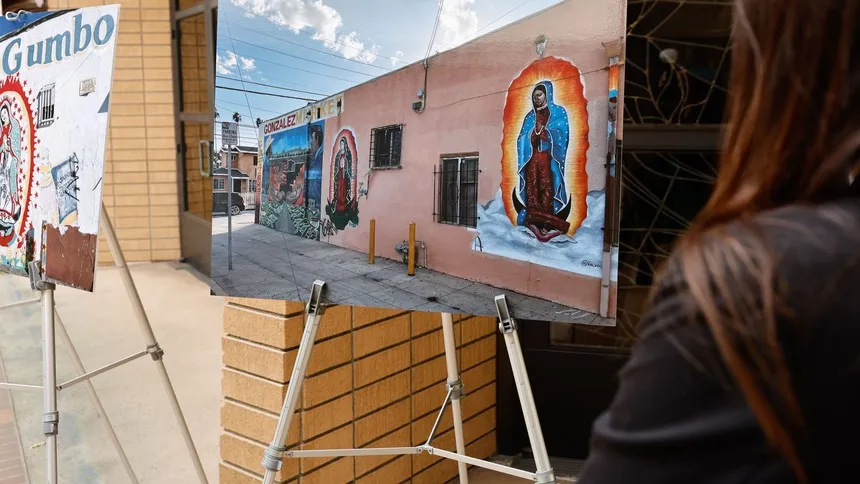 The exhibit showcased 30 curated photographs, highlighting Guadalupe’s enduring presence in communities across Los Angeles