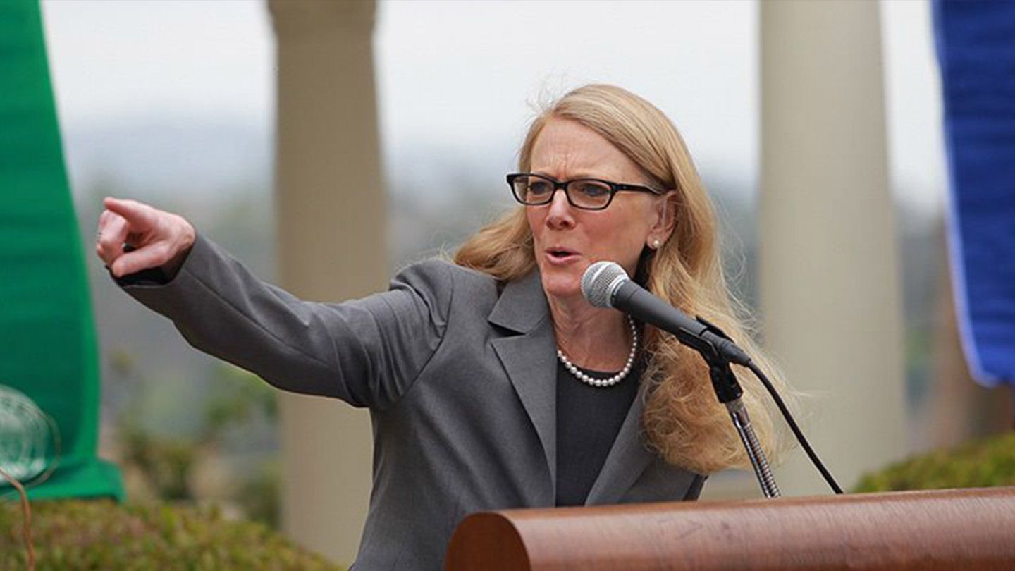 Helen Boutrous, PhD, JD, associate professor and former director of the pre-law program at Mount Saint Mary’s University, arrived at the Mount two decades ago.