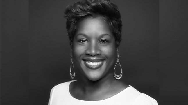 Woman smiling