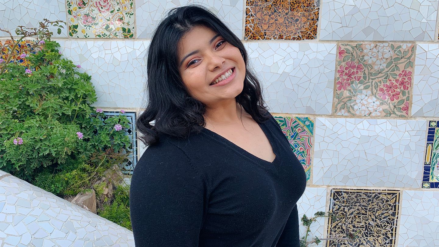 Helen Umana '21 participated in GenHERation Connection through the Mount. There, she met the mentor from Arthur J. Gallagher & Co.who would offer Umana a position following her graduation.