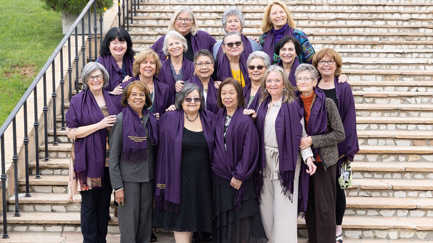 A highlight of every Alumnae Weekend is the induction of the newest members of the Golden Graduates Society. This fall, the Class of 1972 was honored.