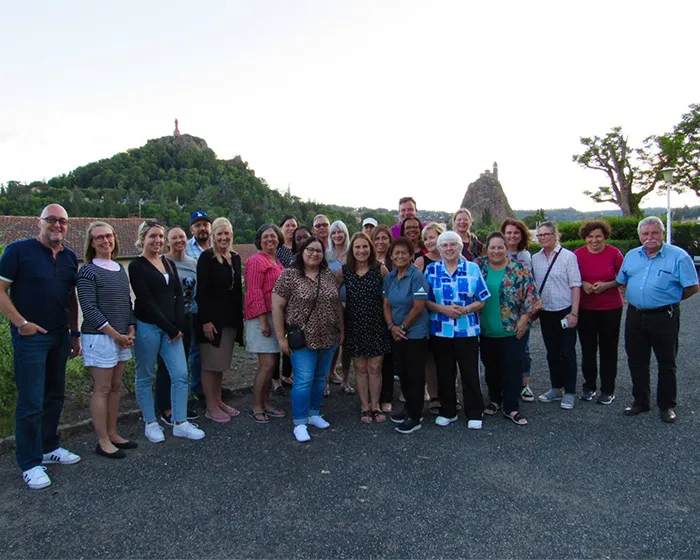 Mount faculty and staff who participated in the pilgrimage in Le Puy.