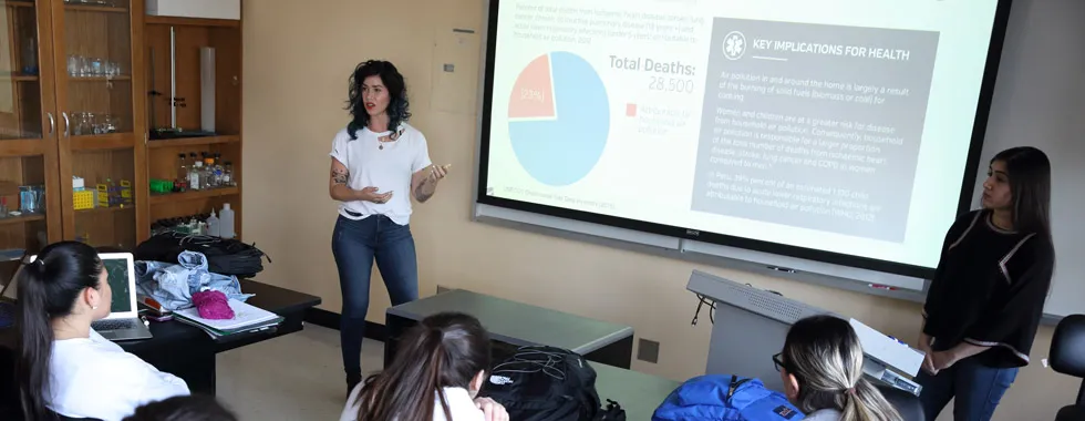 Upon returning to L.A., students took a final course to analyze and interpret the data they’d gathered in Peru, as well as to work on papers for publication and presentations they are sharing at regional and national conferences. Another innovative element of the program helped students learn to articulate the leadership lessons they’d learned.