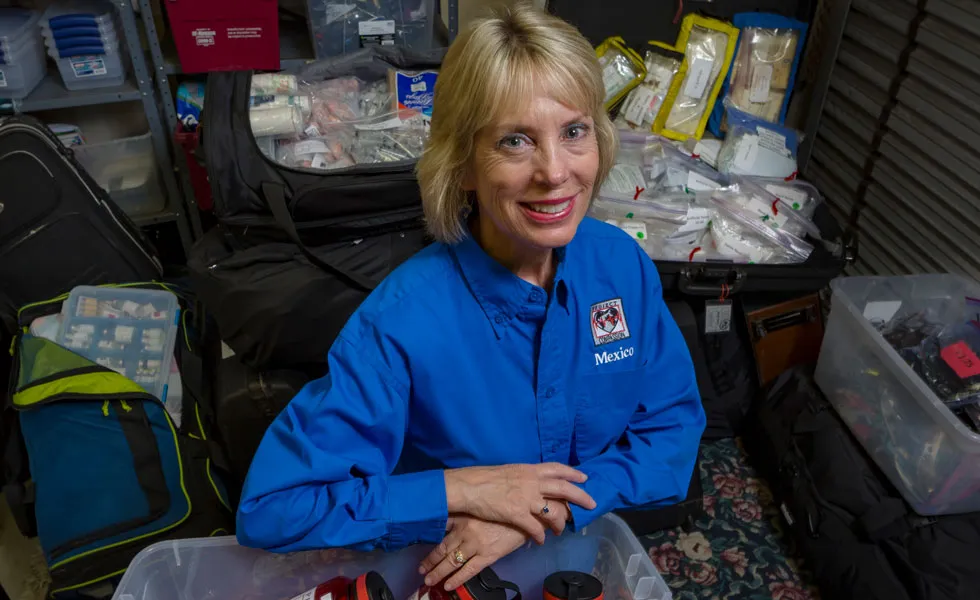 Natalie (Harris) Martinez ’79, a registered nurse and pediatric nurse practitioner in San Diego, is being honored as an Outstanding Alumna for service to the community.