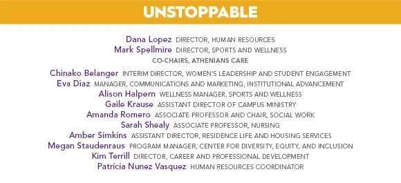 Contact any member of the Athenians Care team with any questions you may have regarding this initiative