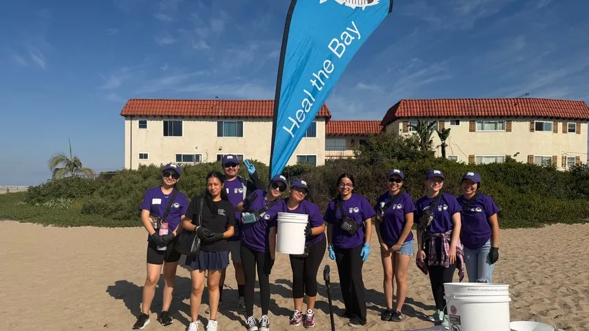 Mount students volunteer with Heal the Bay, joining efforts to protect Los Angeles' coastal ecosystems.