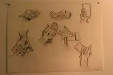 Sketch of hands