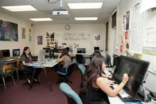 Computer Lab classroom for art students