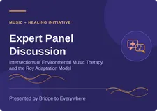 expert panel discussion - intersections of environmental music therapy and the roy adaptation model graphic