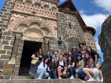MSMU Students at Le Puy, France during the 2022 pilgrimage