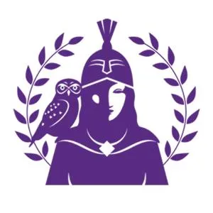 The purple ÿ�մ������ Athenian logo on a white background