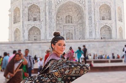 Mount student in India