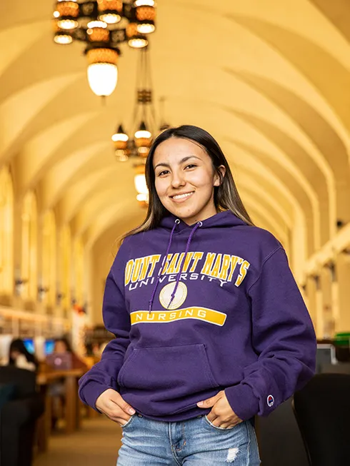 Student at the Chalon Library
