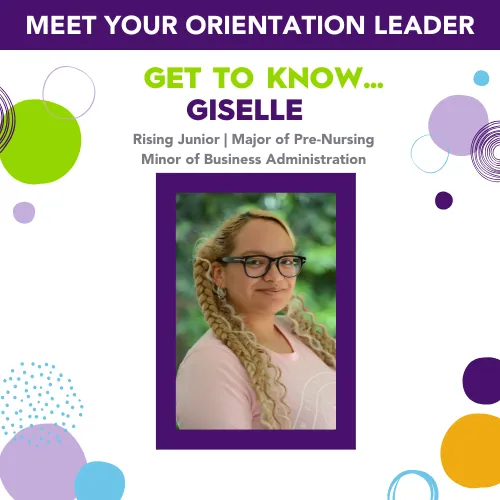 Giselle headshot - orientation leader