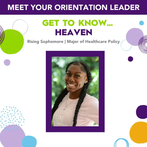 Heaven headshot - orientation leader