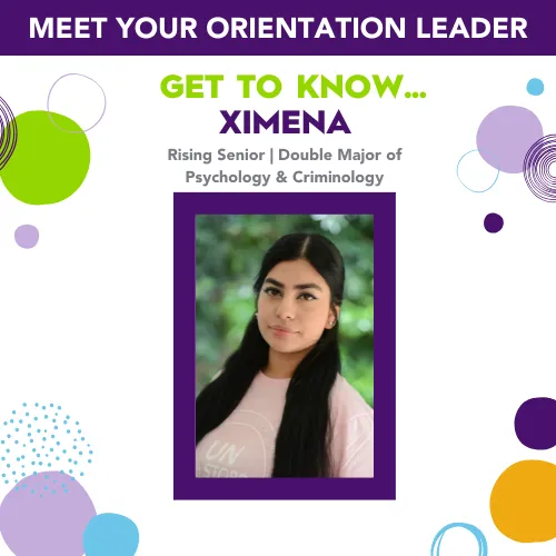 Ximena headshot - orientation leader