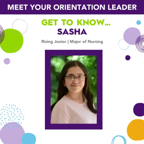 Sasha headshot - orientation leader
