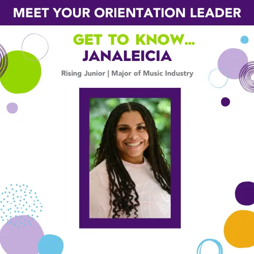 Janaleicia headshot - orientation leader