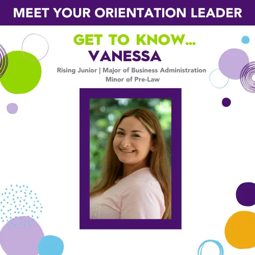 Vanessa headshot - orientation leader