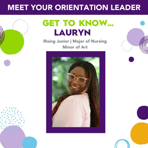 Lauryn headshot - orientation leader