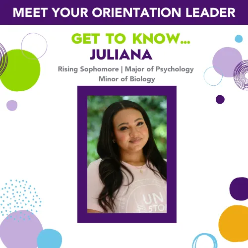 Juliana headshot - orientation leader
