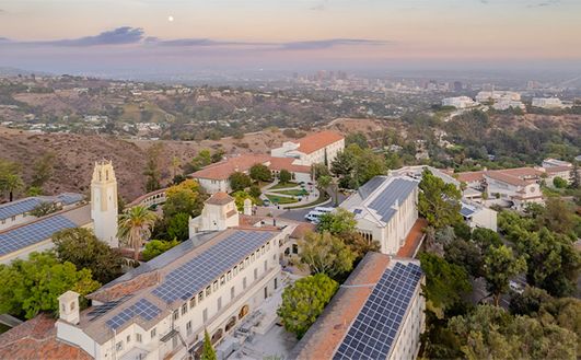 Drone photo of Chalon Campus.