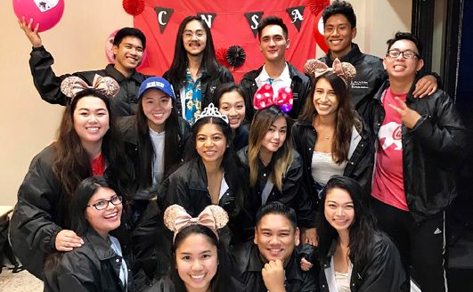 A group photo of CNSA club members