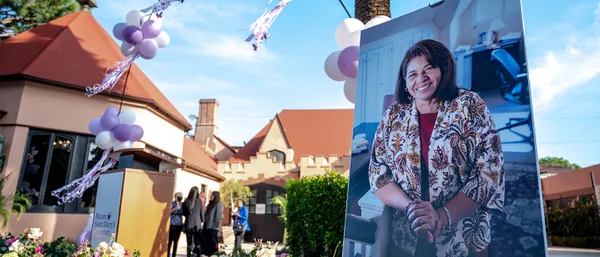 Picture of Bernie Gonzaque Robert at her Dedication Event