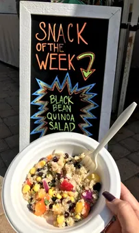 Snack of the Week recipes are sometimes inspired by entries in a special cookbook designed for students who have limited access to a full kitchen.