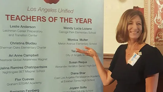 Monica Multer Teacher of the Year Listing