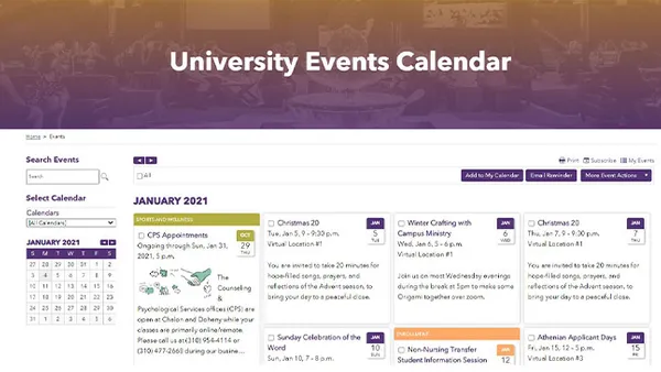 University Events MSMU
