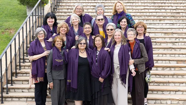 A highlight of every Alumnae Weekend is the induction of the newest members of the Golden Graduates Society.  This fall, the Class of 1972 was honored.