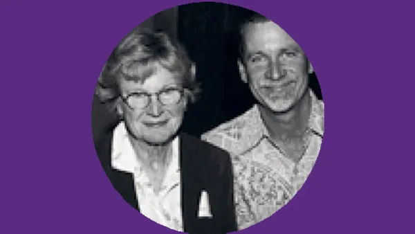 Erika (Orth) Owens '50 loved traveling and being outdoors, especially on the water, traits which son Tim maintains to this day. He says that his mother always spoke about the Mount and that giving back to the university was very important to her.