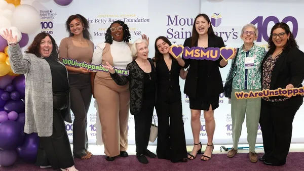 Mount students and alumnae connected and celebrated, many taking photos together and reflecting on their Mount journeys.
