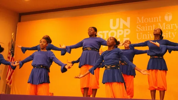 The dance group Anointed Feet Dance delivered two dynamic dance performances.
