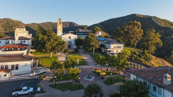 Drone shot of the Chalon Campus
