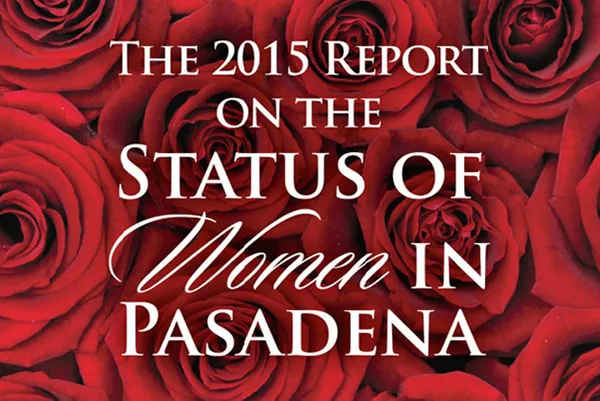 Report on the Status of Women in Pasadena (2015) cover