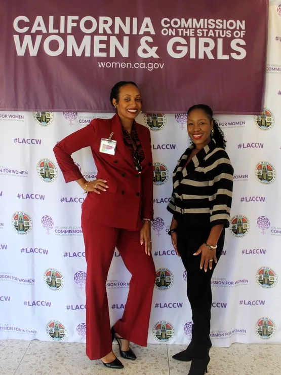 Breann Branch, PhD, new director of the Center for the Advancement of Women, and Krishauna Hines-Gaither, PhD, vice president for strategic initiatives and partnerships at Mount Saint Mary’s.
