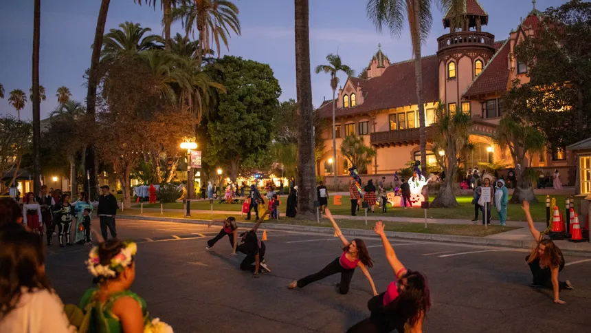 A event during the haunted halloween campus night